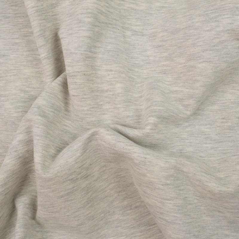 Ecru Marled Jersey Fleece - Maison Klem